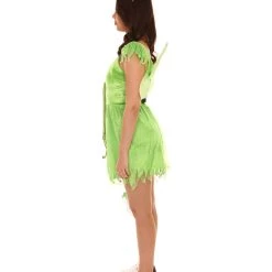 HPO Adult Women's Pretty Fairy Costume | Green Halloween Costume