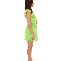 HPO Adult Women's Pretty Fairy Costume | Green Halloween Costume
