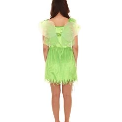 HPO Adult Women's Pretty Fairy Costume | Green Halloween Costume