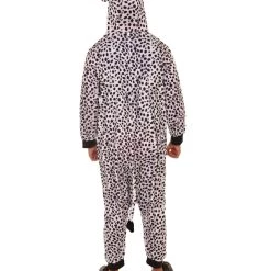 HPO Adult Women's Cow Jumpsuit | Black And White Halloween Costume