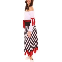 HPO Adult Women's Pirate Costume | Multi Halloween Costume