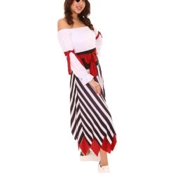 HPO Adult Women's Pirate Costume | Multi Halloween Costume