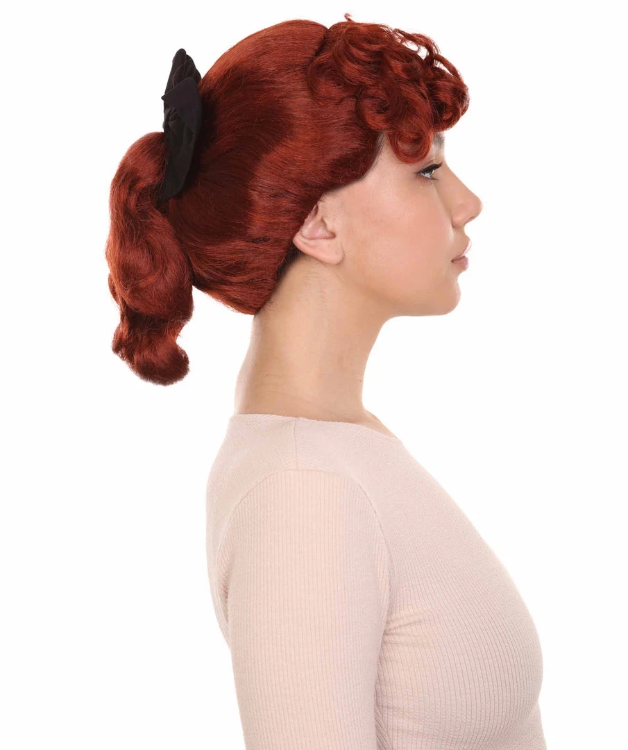 HPO Womens 50's Housewife Wig | Red TV/Movie Wigs