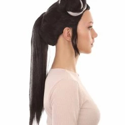 HPO Women's Womens Singer Bun Wigs Collection | Eurovision Song Contest | Celebrity Wigs | Premium Breathable Capless Cap