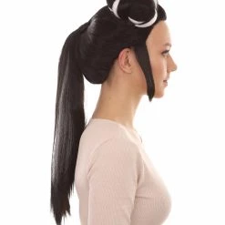 HPO Women's Womens Singer Bun Wigs Collection | Eurovision Song Contest | Celebrity Wigs | Premium Breathable Capless Cap