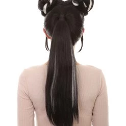 HPO Women's Womens Singer Bun Wigs Collection | Eurovision Song Contest | Celebrity Wigs | Premium Breathable Capless Cap