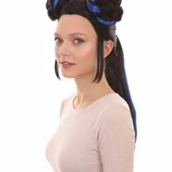 HPO Women's Womens Singer Bun Wigs Collection | Eurovision Song Contest | Celebrity Wigs | Premium Breathable Capless Cap