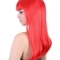 HPO Women's Long Length Party Girl Wig - Multiple Colors Synthetic Fiber Hair