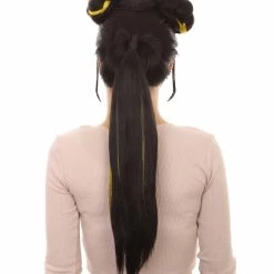 HPO Women's Womens Singer Bun Wigs Collection | Eurovision Song Contest | Celebrity Wigs | Premium Breathable Capless Cap