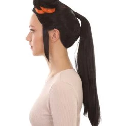 HPO Women's Womens Singer Bun Wigs Collection | Eurovision Song Contest | Celebrity Wigs | Premium Breathable Capless Cap