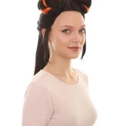 HPO Women's Womens Singer Bun Wigs Collection | Eurovision Song Contest | Celebrity Wigs | Premium Breathable Capless Cap