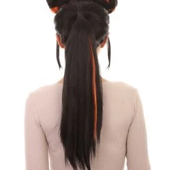 HPO Women's Womens Singer Bun Wigs Collection | Eurovision Song Contest | Celebrity Wigs | Premium Breathable Capless Cap