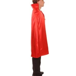 HPO Adult Men's Reversible Vampire Cape Costume | Multiple Color Options Halloween Costume