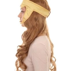 HPO Women's TV Movie Character Wig | Honey Blonde Wigs | Premium Breathable Capless Cap