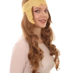 HPO Women's TV Movie Character Wig | Honey Blonde Wigs | Premium Breathable Capless Cap