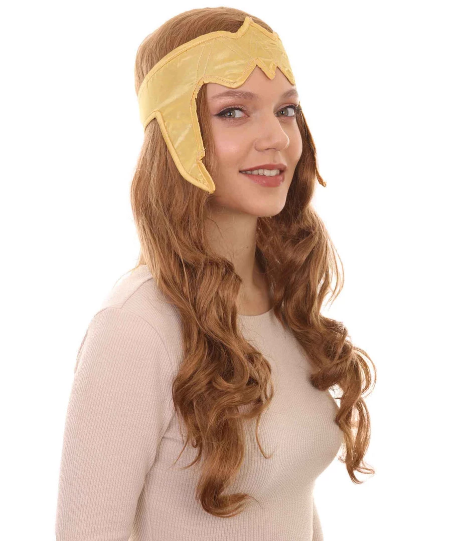 HPO Women's TV Movie Character Wig | Honey Blonde Wigs | Premium Breathable Capless Cap