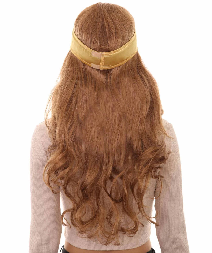 HPO Women's TV Movie Character Wig | Honey Blonde Wigs | Premium Breathable Capless Cap
