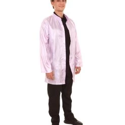 HPO Adult Men's Chinese Traditional Martial Arts Kung Fu Costume | Grey Cosplay Costume