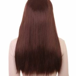 HPO Womens Long Bob Wig | Brown Bob Wigs | Premium Breathable Capless Cap Women's