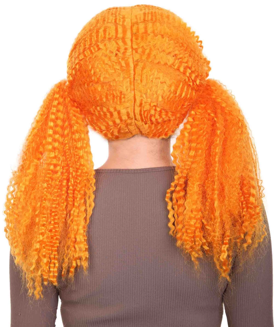 HPO Long Curly Cosplay Womens Wig | Premium Breathable Capless Cap Women's