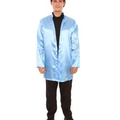 HPO Adult Men's Chinese Traditional Martial Arts Kung Fu Lt Costume | Blue Cosplay Costume
