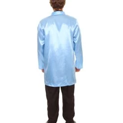 HPO Adult Men's Chinese Traditional Martial Arts Kung Fu Lt Costume | Blue Cosplay Costume