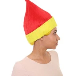 HPO Red And Yellow Elf Wig | Premium Breathable Capless Cap