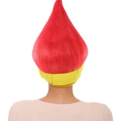 HPO Red And Yellow Elf Wig | Premium Breathable Capless Cap