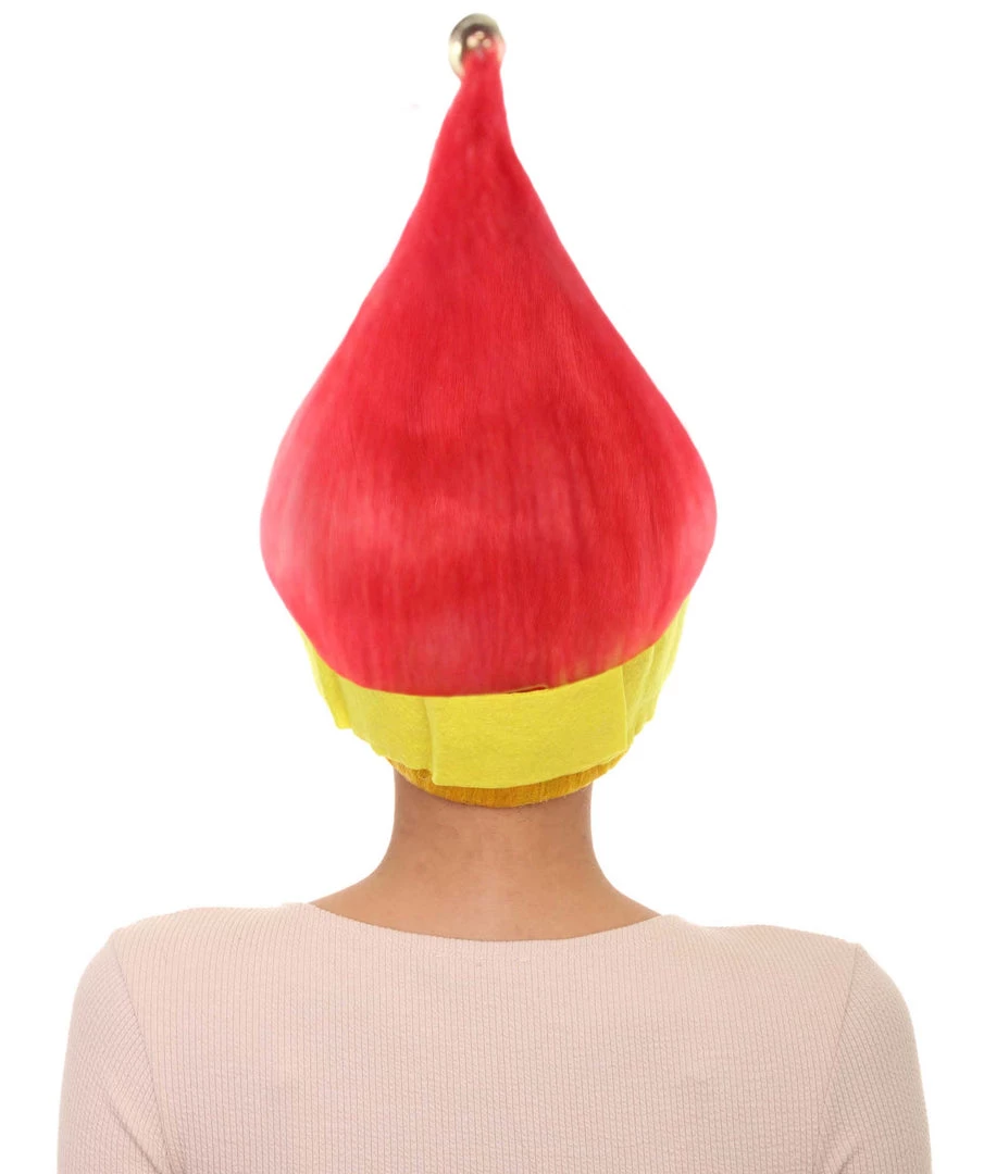 HPO Red And Yellow Elf Wig | Premium Breathable Capless Cap