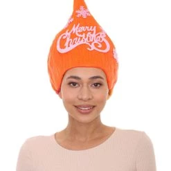 HPO Orange Christmas Tree Unisex Wig | Mary Christmas Wig | Premium Breathable Capless Cap Women's