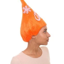 HPO Orange Christmas Tree Unisex Wig | Mary Christmas Wig | Premium Breathable Capless Cap Women's