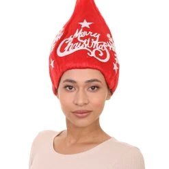 HPO Red Christmas Tree Unisex Wig | Merry Chrrismas Celebration Wig | Premium Breathable Capless Cap Women's