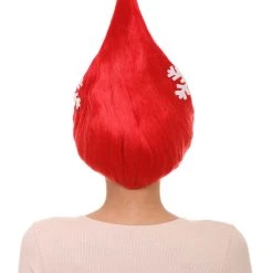 HPO Red Christmas Tree Unisex Wig | Merry Chrrismas Celebration Wig | Premium Breathable Capless Cap Women's