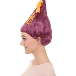 HPO Purple Christmas Tree Unisex Wig | Mary Christmas Wig | Premium Breathable Capless Cap Women's