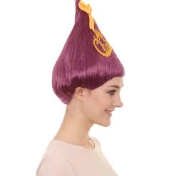 HPO Purple Christmas Tree Unisex Wig | Mary Christmas Wig | Premium Breathable Capless Cap Women's