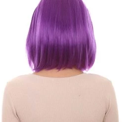 HPO Women's Womens Animation Wig | Purple TV/Movie Wigs | Premium Breathable Capless Cap