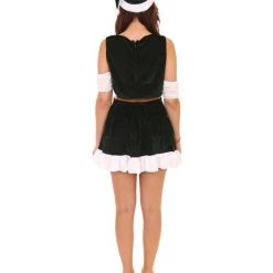 HPO Adult Women's Santa's Sexy ELF Helper Costume | Green Halloween Costume