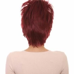 HPO Women's Womens Action Adventure Girl Wig | Red TV/Movie Wigs