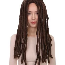 HPO Women's TV Movie Wig | Ash Brown Wigs | Premium Breathable Capless Cap