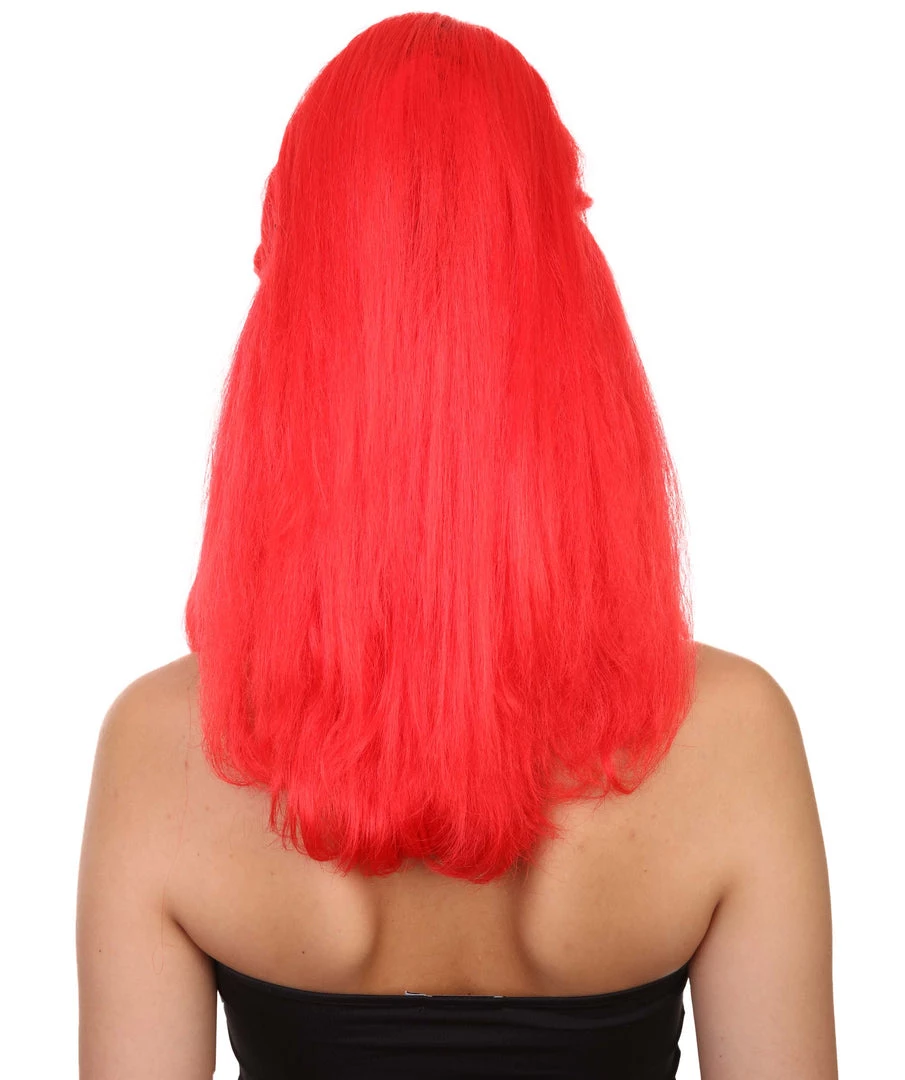HPO 60's Bouffant Womens Wig | Red Vintage Wig | Premium Breathable Capless Cap Women's