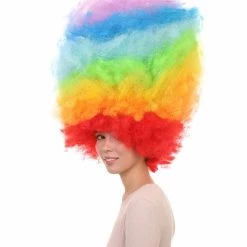 HPO Womens Super Size Jumbo Afro Wig Collections | Oversized Party Afro Wig
