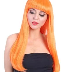 HPO Women's Long Length Party Girl Wig - Multiple Colors Synthetic Fiber Hair