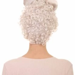 HPO Women's Ballerina Princess Wig | White TV/Movie Wigs | Premium Breathable Capless Cap