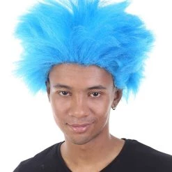 HPO Twins Wig | Blue Cosplay Wig | Premium Breathable Capless Cap