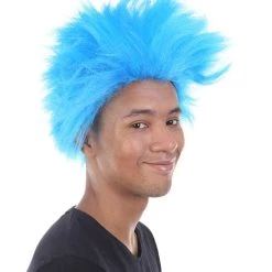 HPO Twins Wig | Blue Cosplay Wig | Premium Breathable Capless Cap