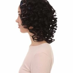 HPO Men's California Girl Curls Womens Wig Collections | Medium Glamour Cosplay Halloween Wig | Premium Breathable Capless Cap