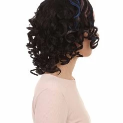 HPO Men's California Girl Curls Womens Wig Collections | Medium Glamour Cosplay Halloween Wig | Premium Breathable Capless Cap