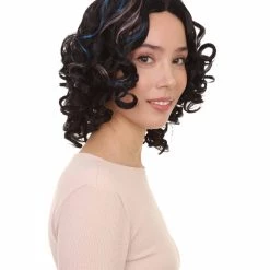 HPO Men's California Girl Curls Womens Wig Collections | Medium Glamour Cosplay Halloween Wig | Premium Breathable Capless Cap