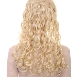 HPO Womens Renaissance Lady Wig | Blonde Historical Wigs | Premium Breathable Capless Cap Women's