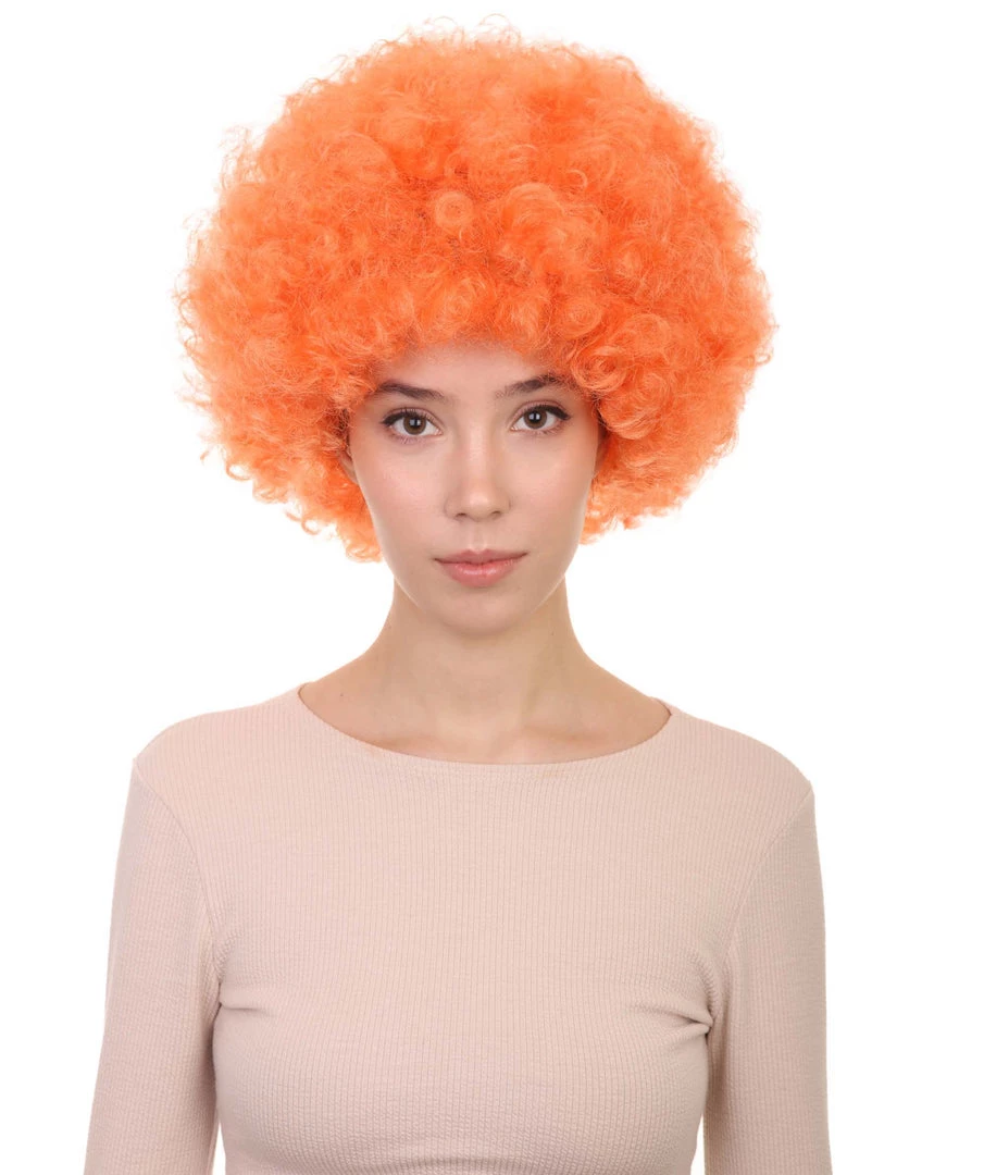 HPO Green Afro Unisex Wig | Super Size Jumbo Fancy Halloween Wig
